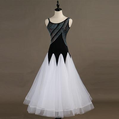 China ANTI-SHRINK Custom Size DB19051 Womens Ballroom Standard Dance Wear Competition Wear for sale