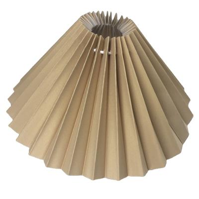 China Handwork Modern Mini Knife Pleated Lampshade Paper Lamp Shades for sale