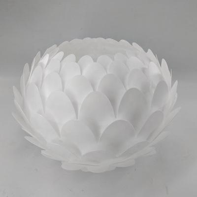 China Unique Single KD PP Lampshade Living Room Decoration Flower Shape Table Lighting Lamp Shade for sale