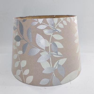 China Personalize Vintage Linen Lampshade Painted Pendant Lampshade For Living Room for sale