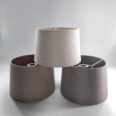 China Customize High Quality Modern Canvas Lampshade Bedside Table Lampshade for sale