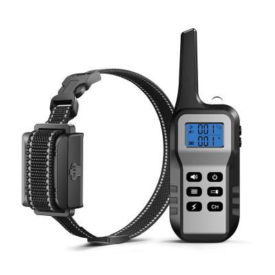 China New Viable Stop Training Dog Amazon Success Dual Mode Barking / Training Remote Collar for sale