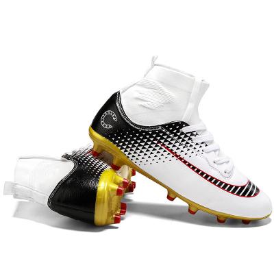 China Hottest Fashion Mens Soccer Cleat Football Boots Firm Ground Hihn Ankle Boots Football Shoes Firm Ground Wholesale for sale