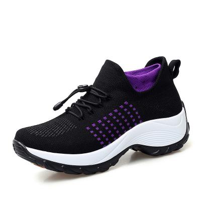 China Anti-Smell Fashion Theft Weaver Foreign Trade Lacing Platform Casual Shoes for sale