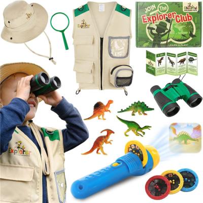 China Festival Gifts Outdoor Adventure Toy Explorer Kit Toys Explorers Educational Adventure Dress Up Toy For Children For 3-7 Years Old for sale