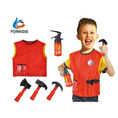 China KIDS CARNIVAL TOY 6PCS KIDS FIREFIGHTER COSPLAY ROLE TOY SET, KIDS CARNIVAL PRETEND FIREMA N PLAY TOY SET for sale