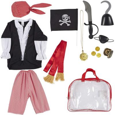 China Hot Selling Polyester Modern Western Kids Costume Pirate Pretend Game Toy Role Play Cosplay Costumes For Children for sale