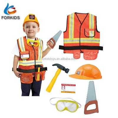 China Model TOY Deluxe Kids Role Play Costume, Kids Construction Play Tool Kit Plastic Toy for sale