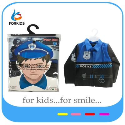 China Pretend Play Toys Kids Role Play Costume Dress Gowns, Police Costume For Kid Cosplay Game for sale