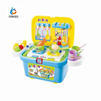 China Pretend Play Kitchen Toy Pretend to Play 2 in 1 Ride on Car Kitchen Playset, Kids Cooking Playset Toys with Sounds for sale