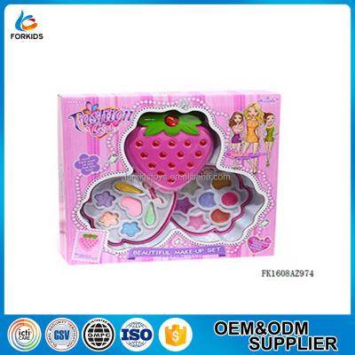 China Safety OEM Toy Makers Kids Cosmetic Case Set Make Up Set , Little Girl Cosmetics Set for sale