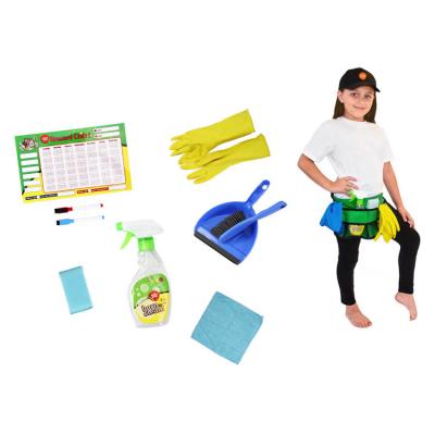 China Eco-Friendly Kids Personalized Funny Pretedn Modern Toys Premium Cleaning Toy Set Pretend Play Tools for sale