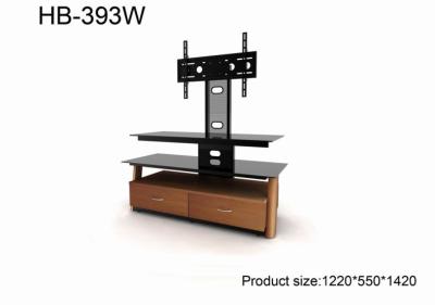 China Flat TV Or Monitor Media TV Stand / Morden Furniture Wood TV Stand for sale