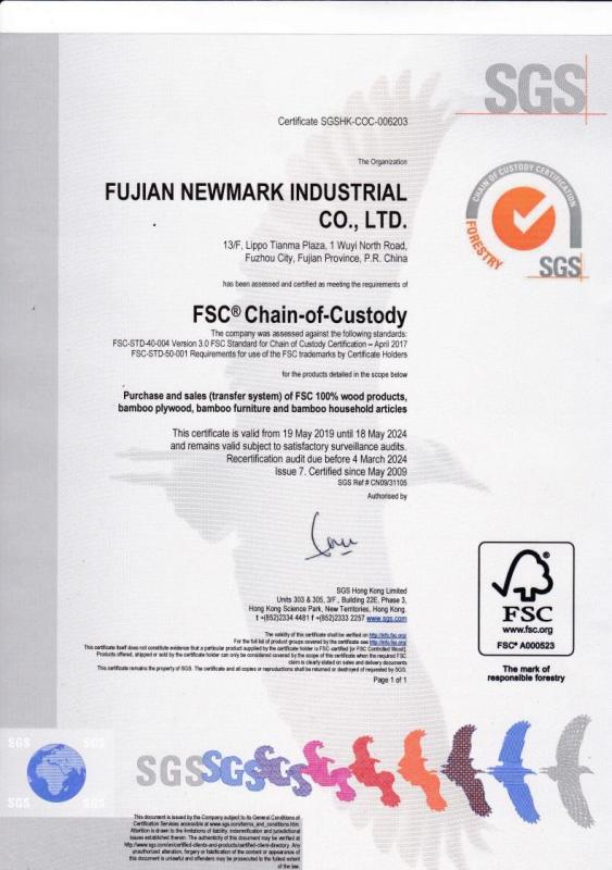 FSC - Fujian Newmark Industrial Co., Ltd.