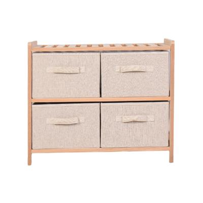 China Luxury Nonwoven Storage Drawers Durable Top Selling Wooden Cabinet For Home for sale