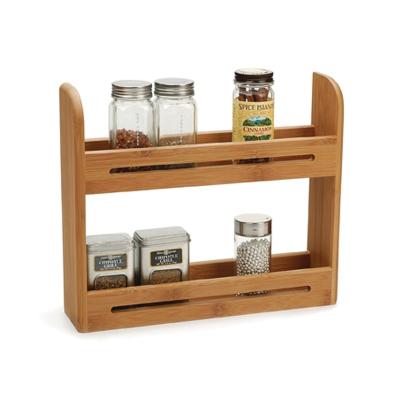 China Viable Bamboo Kitchen Pay Attention Multifunctional Spice Rack Storage Seasoning Bottle Organizers for sale