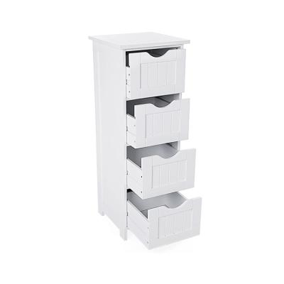 China Wholesale Custom White Free Standing Wooden Storage Cabinet High Quality Durable for sale