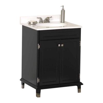 China Simple Modern Black Bathrooms Vanity Cabinets Basin Cabinet Bathroom Household Furniture for sale