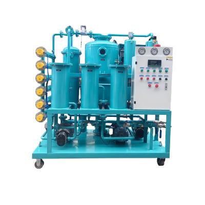 China Building Material Shops High Efficiency Gear Oil Vacuum Oil Purifier Precision Filtration High Viscosity Vacuum Lubricating Oil Purifier Machine for sale