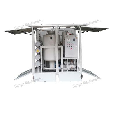 China Building Material Shops High Efficiency Double Stage Vacuum Transformer Oil Purifier Transformer Oili Filter Machine PLC intelligent controller, for sale