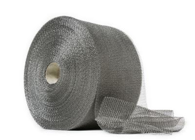 China SS304 0.28mm Knitted Wire Mesh Tape Roll Width 200mm for Liquid Filter for sale