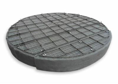 China Plastiek/Roestvrij staal Mesh Pad Demister Dia 100mm voor Stoomtoren Te koop