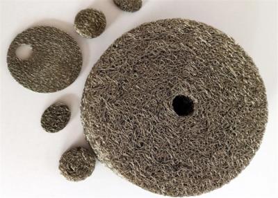 China Compressed Knitted Wire Mesh Gasket Round Shape OEM 0.55mm For Exhaust Gasket for sale