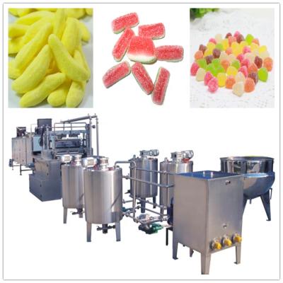 China Hard Candy Turkish Delight Candy Gummy Machine Jelly Candy Production Line for sale