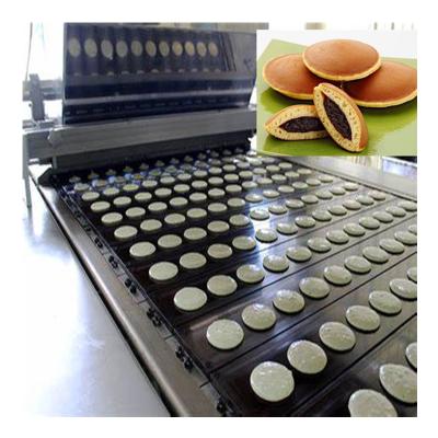 China Food Industry Dorayaki Cake Making Machine/Mini Dorayaki Pancake Production Line for sale