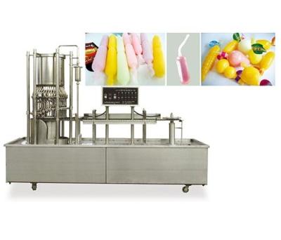 China Automatic Vegetable Processing Plant Fruit Shape Popsicle Filling Sealing Machine for sale