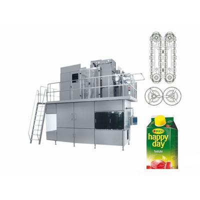 China 100ml 125ml 200ml 250ml 500ml 1L Food Brick Carton Filling Machine for sale