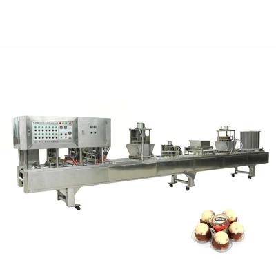 China Factory High Quality Automatic Chocolate Cup Biscuit Filling Sealing Machine for sale