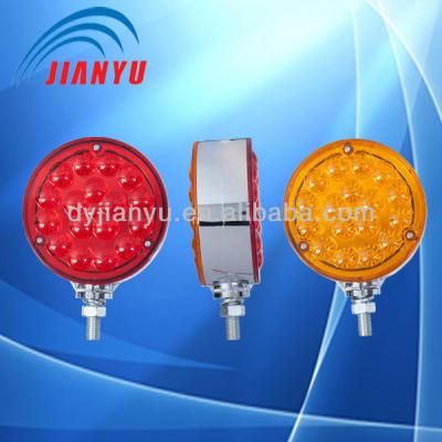 China Plastic Double Color LED Fog Lamp , Round LED Lamp , Automotive Led Light JY0015 for sale