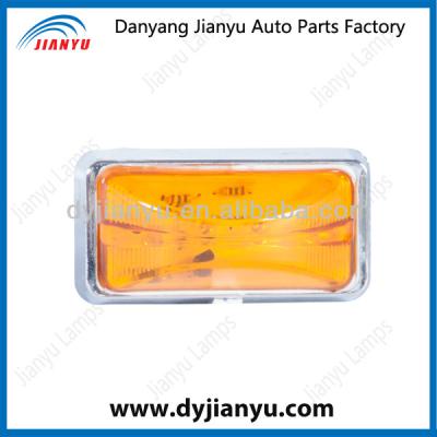 China ABS Plastic Chromed Led Side Lights, Side Turning Lamp, Side Beacon Light For Trucks JY0003 for sale