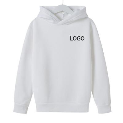 China Anti-pilling Children Fall Winter Clothes Custom Logo Private Label Pullover Kids Girls Boys Pure Color Hoodies for sale