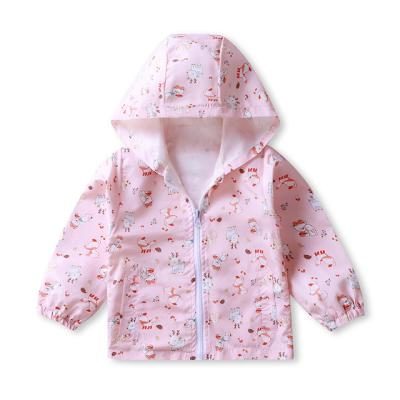 China 2021 Fashion OEM Cute Waterproof Cute Hoodie Padded Baby Jacket Windproof Baby Clothing Jacket Winter Fleece Coating For Kids for sale