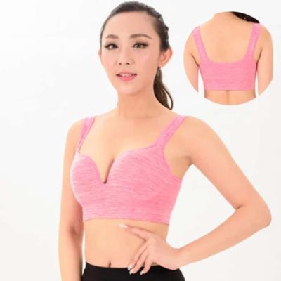 China Factory direct sales QUICK DRY no steel ring sports bra yoga underwear professional shockproof vest for sale