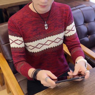 China Anti-Wrinkle Fashion Design Single Button Long Sleeve Mens Knitted Sweater Cardigan for sale