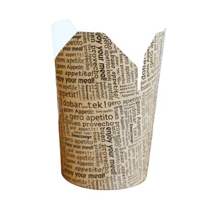 China Food Containers Noodle Container Disposable Fast Food Disposable Paper Square Paper Delivery for sale