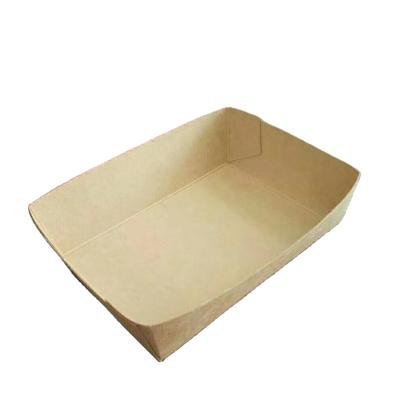 China Cheap Disposable Baking Paper Food Tray Making Store Fast Foods for sale