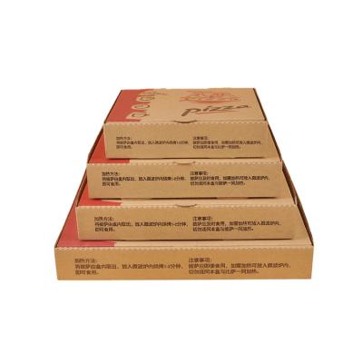 China Biodegradable custom size and printing cheap cardboard pizza boxes pizza box wholesale price for sale