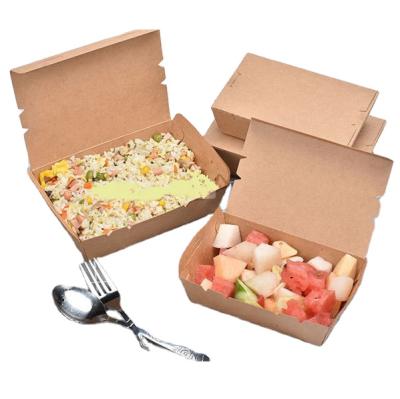 China Disposable kraft paper bio material bento lunch box with different size for sale factory supply hot sale for sale