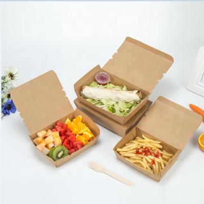 China Wholesale Disposable Food Container Salad Box Wrapping Paper Biodegradable Disposable Food Bowl for sale