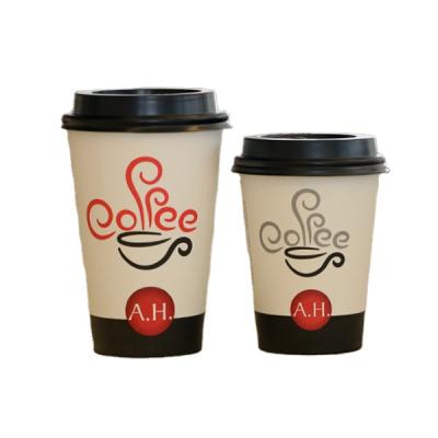 China Good Coffee 16oz Disposable Single Wall Cheap Disposable Printing Paper Cups With Lids for sale