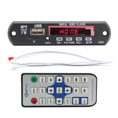 China Wholesale universal (optional) FM radio 5V 12V FM stereo radio with blue display MP3 decoder tooth5.0 panel for sale