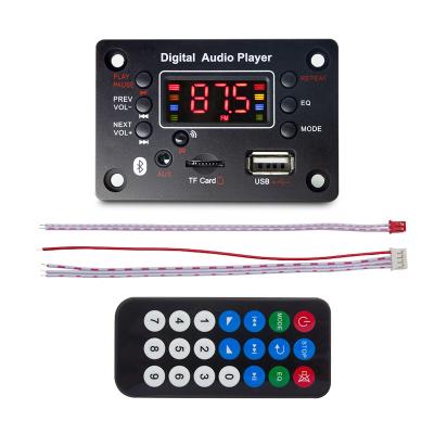 China AUX recorders. 5.0 Card MP3 Player Decoder Board12V Car FM Radio Module Support TF USB Wireless for sale