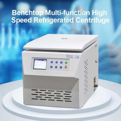 China TGL-16 16000rpm 90ml Table Top Refrigerated Centrifuge With Environmentally Friendly Refrigerants,Multi-Purpose Lab Centrifuge Machine for sale