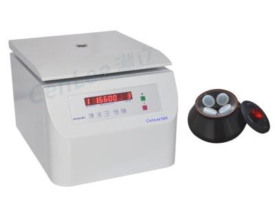 China Anzeigen-örtlich festgelegte Winkel-Rotor-Zentrifuge Benchtop Hochgeschwindigkeits-21532RCF LED-16600RPM zu verkaufen