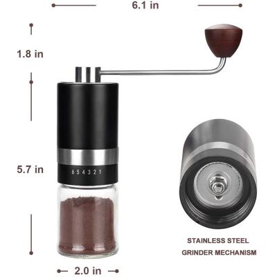 China Amazon logo brand espresso best coffee timemore viable professional portable ceramic burrs industrial manual coffee grinder for sale