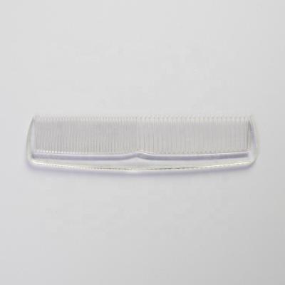 China Best Price Hotel Disposable Plastic Comb Modern Design Comfortable Portable Transparent Plastic Comb for sale